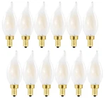 Dimmable Candelabra Led Bulbs 2W 2700K Warm White 12PK. Fixed Price $44.99.