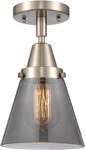 Franklin Restoration Nickel One Light Flush Mount Ceiling Fixture 447-1C-SN-G63. Fixed Price $187.99.