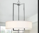 Msrp $1,199 Hinkley Chandelier Hampton 3204AN, Antique Nickel- New Box. Fixed Price $499.00.