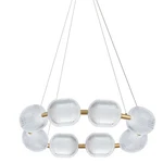 Dainolite PRI-3256LEDP Peri 32"W Ring Chandelier Brass. Fixed Price $988.00.
