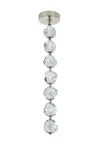 Craftmade 59491-PLN-LED Jackie Pendant, 1-LIGHT 28 Watts, Polished Nickel. Fixed Price $495.00.
