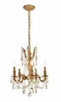Chandelier Ceiling Fixture French Frame Golden Teak Crystal Lighting. Fixed Price $1370.04.