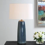 Submerged 26" Biue Glaze Ceramic Table Lamp Uttermost 30363. Fixed Price $357.60.