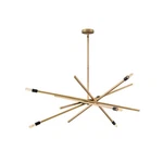 Hinkley Lighting Archer 42" Chandelier, Heritage Brass - 4766HB. Fixed Price $577.15.