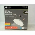 Commercial Electric Led Retrofit Ultra-slim Recessed Light Trim 6" 1006853924. Fixed Price $12.99.