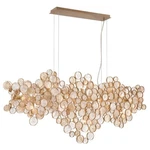 Eurofase Trento 15 Light Chandelier, Antique Gold 34032-027. Fixed Price $3365.00.