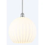 Innovations Lighting 516-1S-17-14 White Venetian Pendant Polished Chrome. Fixed Price $440.00.