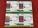 Patriot Lighting 4" Canless Recessed Led White Frosted Dimmable - Lot Of. Fixed Price $24.99.