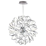 ET2 Lighting Chaos Entry Foyer Pendant Polished Chrome E21413-PC. Fixed Price $5598.00.