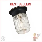 Design House Jelly Jar Ceiling Light, Indoor/outdoor, Flush Mount, Dimmable,. Fixed Price $21.75.
