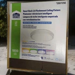 1800 Lumen Ceiling Light Fixture White. Full Color Spec. Google/ Alexa Controls. Fixed Price $29.99.