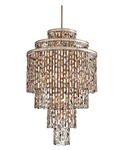 Corbett Dolcetti 32" Wide Silver Crystal Shells Pendant Chandelier. Fixed Price $12000.00.