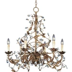 Maxim Lighting Elegante 6-LIGHT Chandelier Etruscan Gold 2851EG. Fixed Price $678.30.