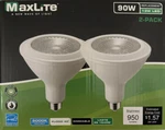2 Maxlite 90-WATT PAR38 Daylight Bright Indoor Led Flood Lights 950 Lumens. Fixed Price $12.99.