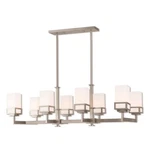 Livex Lighting Harding Linear Chandelier Brushed Nickel 40198-91. Fixed Price $1499.96.