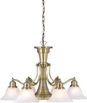 Vaxcel Lighting CH30307 Standford Chandelier - Brass. Fixed Price $329.99.