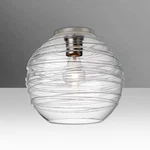 Besa Lighting 462761C-SN Wave 10 Semi-flush Mount Satin Nickel. Fixed Price $373.50.