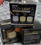 3 For 15! Via Ledtouch Lightcolor-changing & Dimmable!. Fixed Price $15.00.