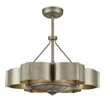 Savoy House Stockholm 39-FD-125-53 6-LIGHT Fan Lier Silver Patina New. Fixed Price $899.00.