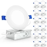 Sunco 12 Pack 4 Led Recessed Lights, Slim Canless Inch, White - 5000K. Fixed Price $74.99.