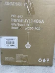Jonathan Y Lucas 13 In. 1-LIGHT Coastal Rattan 180 Cord Plug-in Hardwired. Fixed Price $59.96.