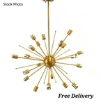 Mercana Edisonna Ii 20 Bulb Chandelier In Gold Sputnik Light. Fixed Price $175.00.