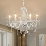 Crystal Chandeliers Classic Candle Lighting, Vintage 6 Lights. Fixed Price $128.38.