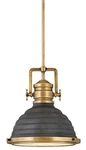 Hinkley Lighting 4697 Brass 14"W Adjustable Pendant. Fixed Price $449.65.