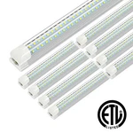 T8 60W 120W Led Tube Lights Garage Ceiling Utility 4 8FT Shop Fixtures. Fixed Price $17.99.