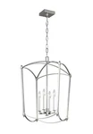 Feiss Generation Lighting New Steel Modern Chandelier 4 Candle Lantern. Fixed Price $279.00.