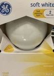 Ge 100-WATT Soft White Frosted Old Style G40 Globe Light 5-INCH Diameter. Fixed Price $22.99.