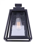 Outdoor Wall Light Black Seeded Glass Porch Sconce 100W Exterior Fixture. Fixed Price $27.94.