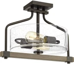 Barnes Mill Collection Two-light 16-1/4 Semi-flush. Fixed Price $226.99.