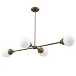 Acclaim Lighting IN21222 Brass Portsmith 4-LIGHT 48"W Linear Chandelier. Fixed Price $232.00.