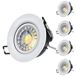 Zyc 3 Inch Gimbal Led Recessed Lights - 4 Pack White Trim Ceiling Li.... Fixed Price $111.49.