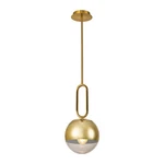 Gold One Light Pendant From The Prospect Collection. Fixed Price $365.00.