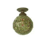 Meyda Lighting 9'W Holly Ball Semi-flushmount, Zaz 59 Red 81754. Fixed Price $851.00.