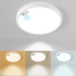 Motion Sensor Ceiling Light Hard Wired 8.7 Inch Led Flush Mount. Fixed Price $35.70.