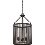 Quoizel Belgrade 15" Cage Chandelier Transitional Western Bronze BGD5203WT. Fixed Price $79.99.