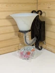Progress Lighting Forged Bronze Eden Single Wall Mounted With Glass Shade.. Fixed Price $22.50.