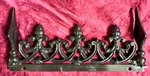 18" Cast Iron Roof Cresting Section Victorian Architectural Element. Fixed Price $75.00.