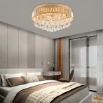 Flush Mount Ceiling Light Fixture Crystal Chandelier. Fixed Price $109.87.