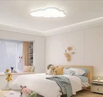 Huoku Lumin 20 In. White Integrated Led Flush Mount Selectable Cct Cloud Ceiling. Fixed Price $51.12.