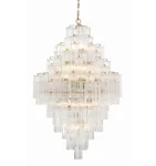 Crystorama Lighting Group ADD-319-CL Addis 20 31"W Crystal Brass. Fixed Price $4998.00.