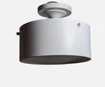 New Threshold Pendant Lamp Ceiling Light Metal Semi Flush Mount White 9.25" Tall. Fixed Price $51.23.