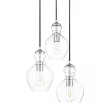 Home Decorators Collection 3-LIGHT Polished Nickel Hanging Pendant HD19565P4. Fixed Price $150.99.