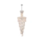 Elegant Lighting Spiral 22" Royal Crystal Chandelier. Fixed Price $1716.00.