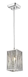Terra 1-LIGHT Mini Pendant Chrome. Fixed Price $152.00.