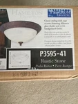 Brabd New! Hamilton Collection Progress Lighting 3595-41 Rusting Stone. Fixed Price $50.00.