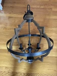 Sea Gull Lighting Socorro Foyer Pendant S5124904846 Stardust Entry Used. Fixed Price $229.95.